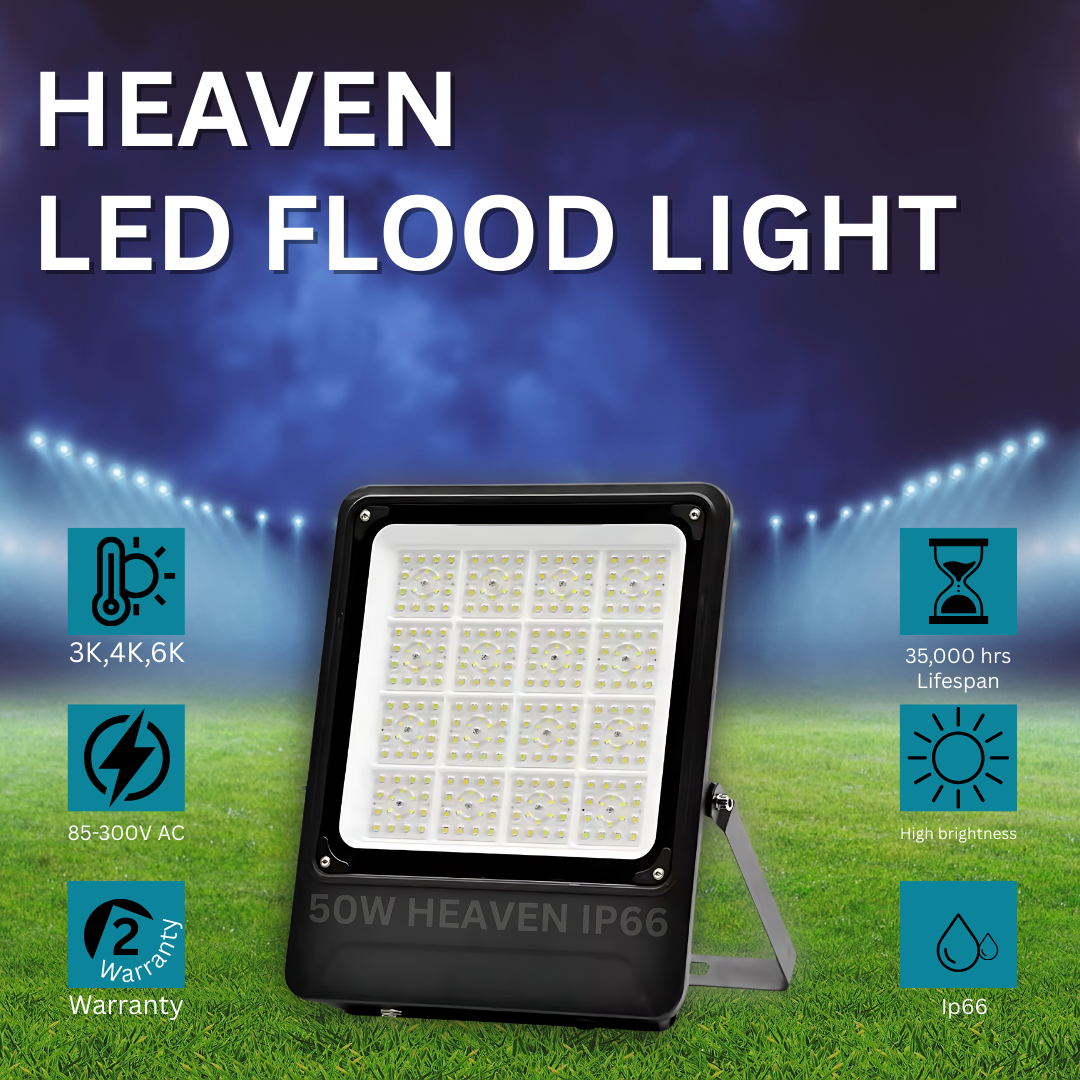 Heaven 50 Watt Led Flood Light (Sunflower) gallery image